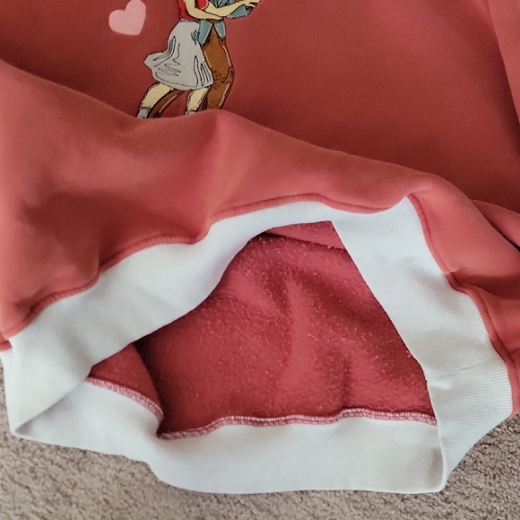 Dandy Worldwide  Women's Crewneck Sweater - Coral - Picture 8 of 12